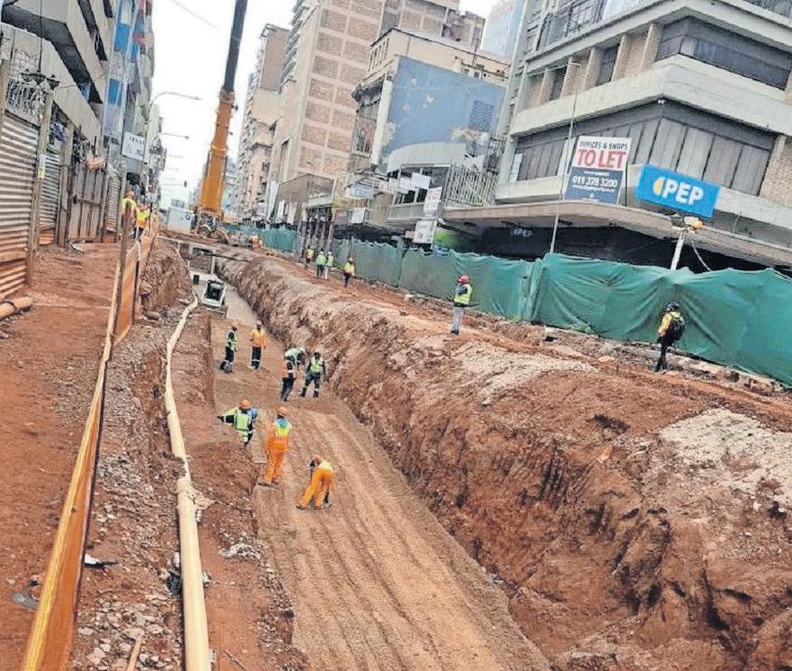 First phase of Johannesburg's Lilian Ngoyi Street rehabilitation project almost complete