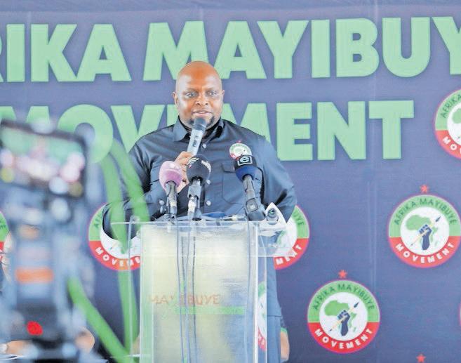 Afrika Mayibuye Movement officially launched, ‘spear-pen’ logo unveiled