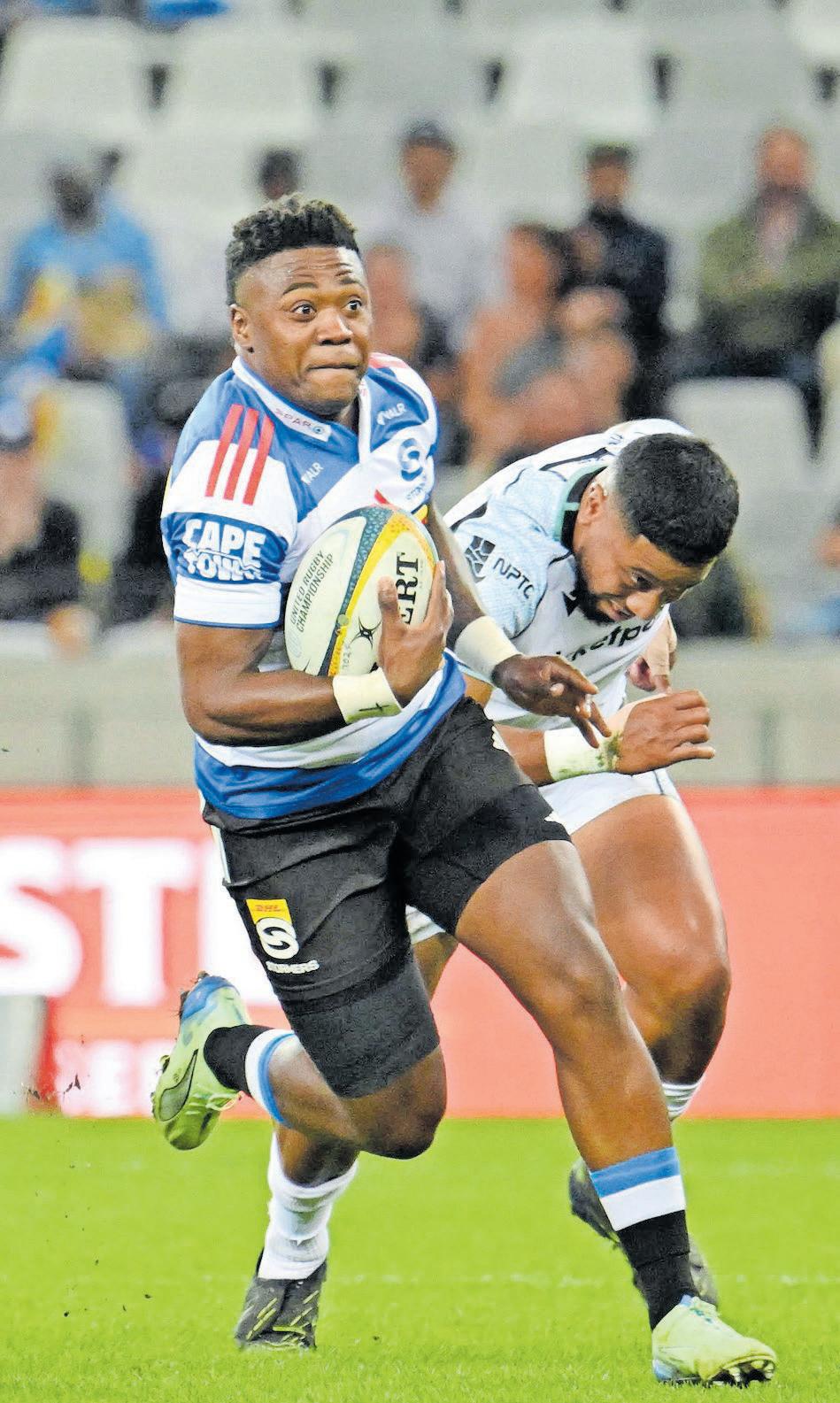 Simelane turns fullback chance into momentum in a Stormers jersey