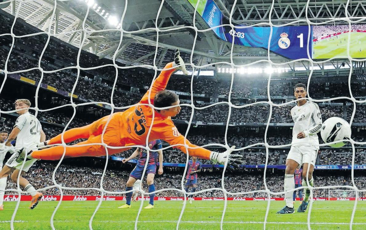 Bellingham strikes as Real edge Barca in tense Clasico