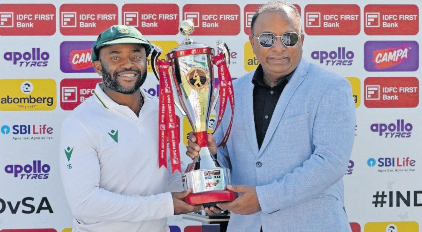 Bavuma leads Proteas to historic series win in India