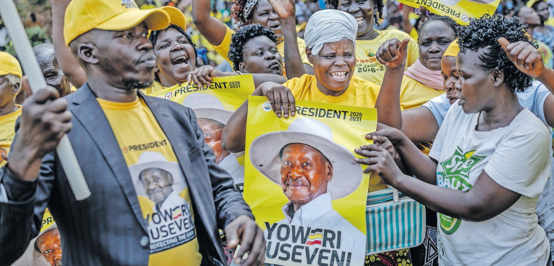 Uganda's Museveni wins 7th term