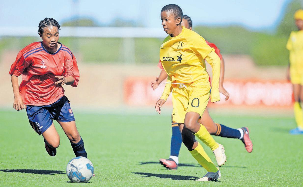 SPU women’s football team makes historic Sasol League debut against Royal Wizards