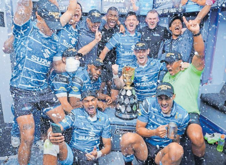 Inside our 2025 Currie Cup champions' locker room