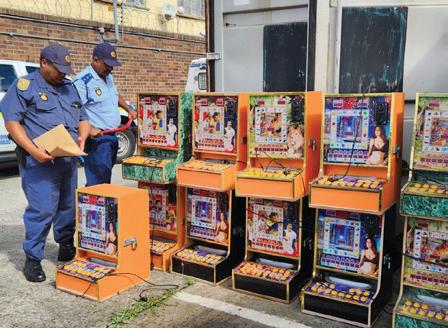 Moms busted for operating illegal slots