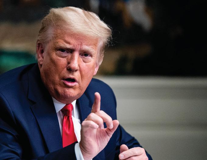 SA OUT TO MEET TRUMP