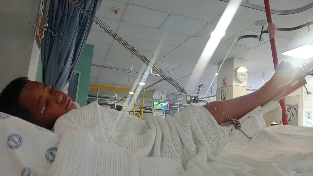 Laaitie injured as swing snaps