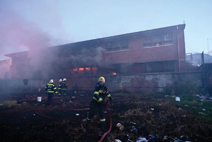 Two-day Salt River fire razes city church and warehouse