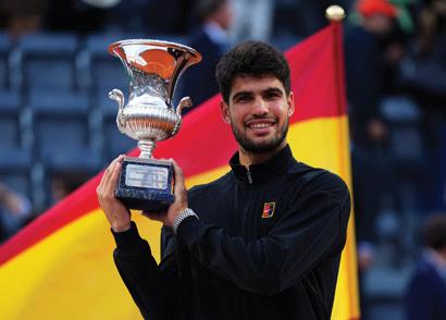 Alcaraz klaps Sinner in Rome