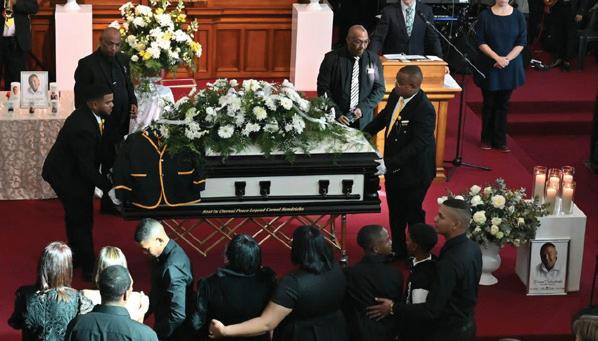 HENDRICKS LAID TO REST