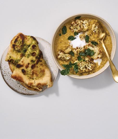 Cauliflower, Lentil and Spinach Dhal