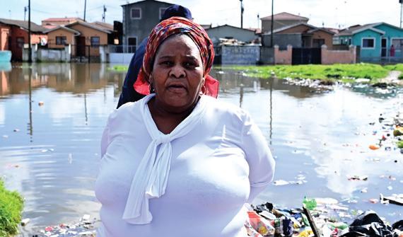 Gugulethu residents are battling severe flooding after cold fronts