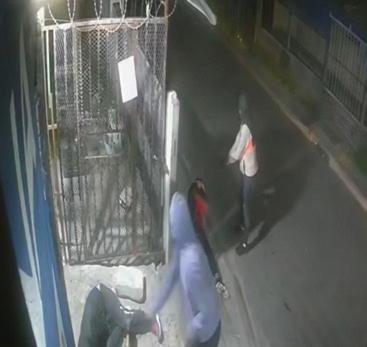 THREE MEN GUNNED DOWN AT A SHOP
