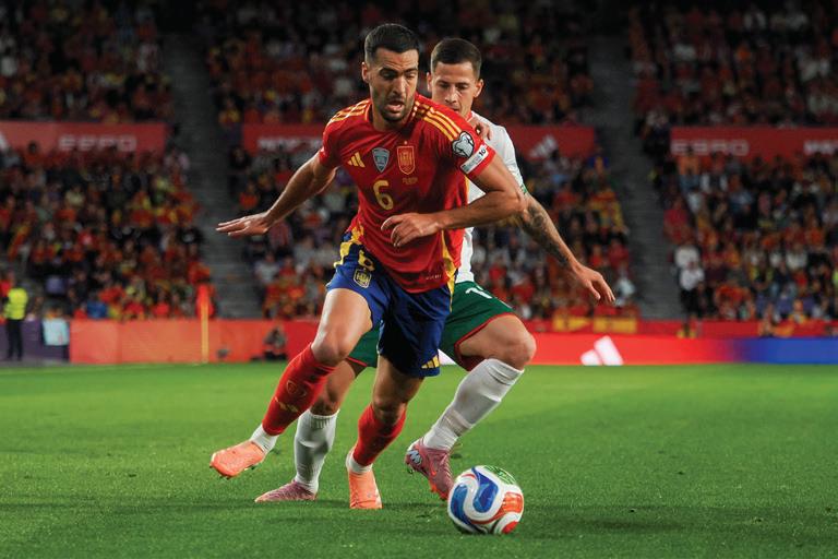 SPAIN'S GUNNER ON FIRE