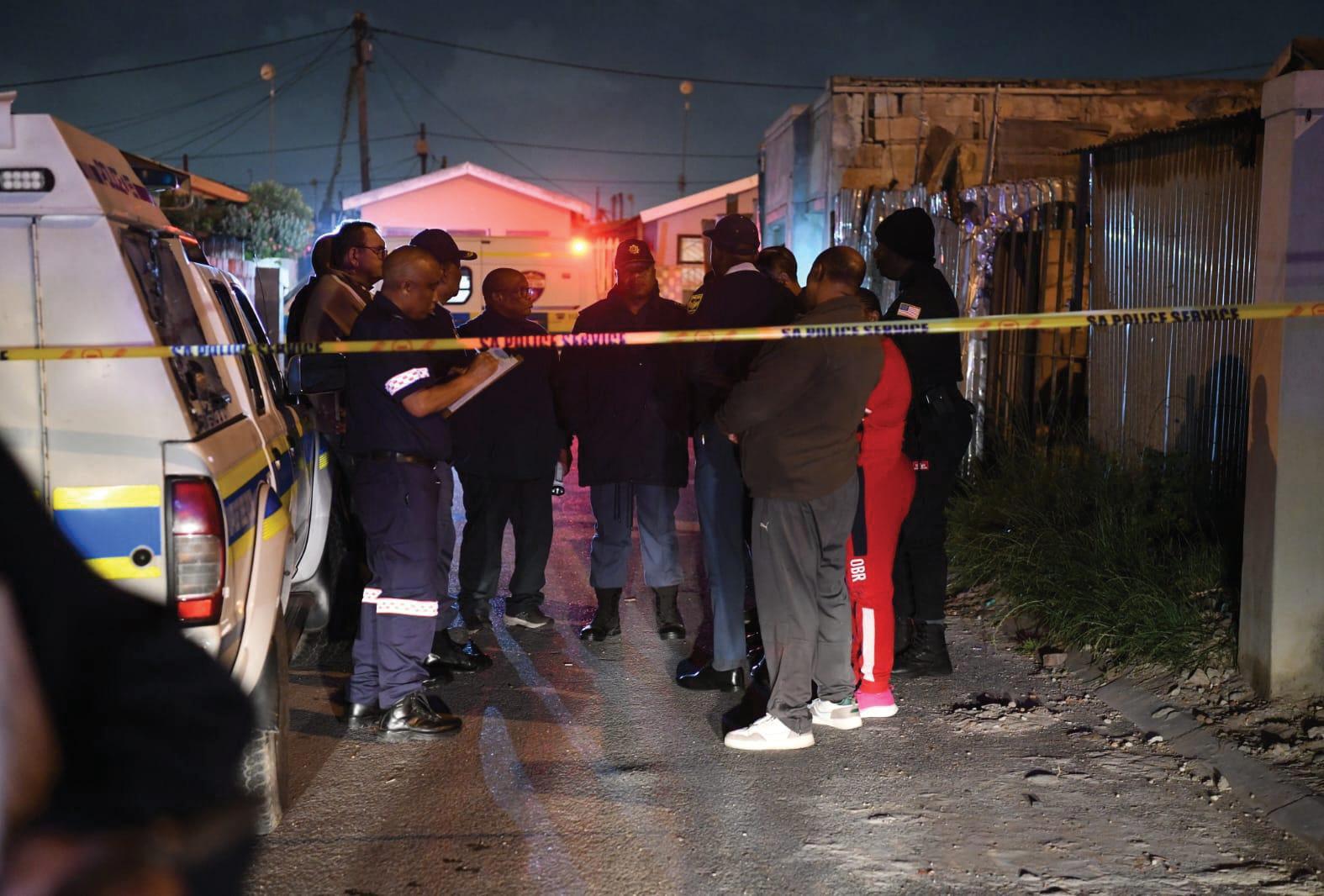 7 SHOT DEAD AND BURNED