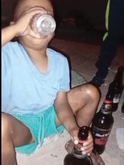 BOY, 4, FILMED SUIPING BIER