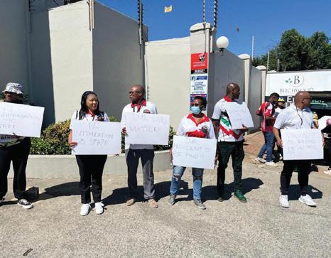 GATVOL ANC STAFF PICKET OVER UNPAID SALARIES