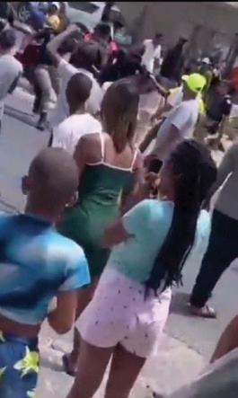 COPS IN A GANG FIGHT