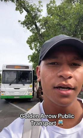 GOLDEN SHOWER ON BUS