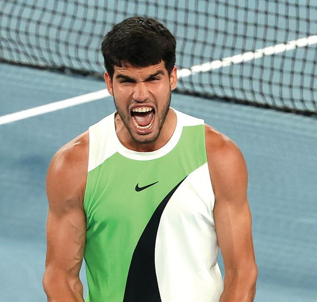 ALCARAZ INTO OZ SEMIS