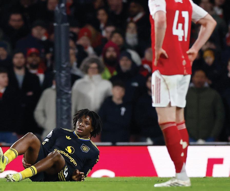 Utd blow as Dorgu is injured
