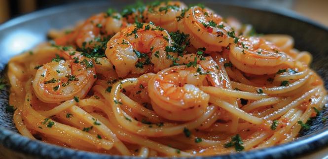 CREAMY PRAWN PASTA
