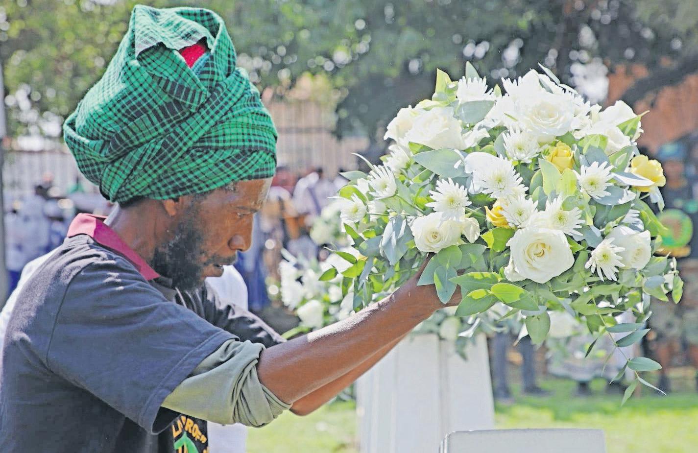 MASSACRE TRIBUTE DISRUPTED
