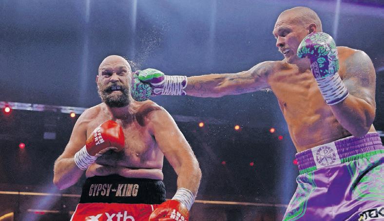 Patriotic fervour the spur for Ukrainian boxing legend Usyk