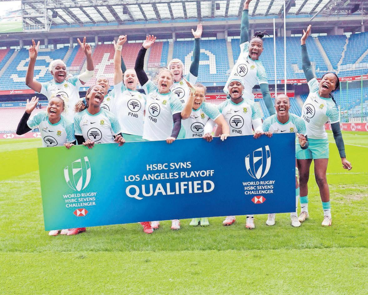 Roos shines as Springbok Women’s Sevens qualify for SVNS playoffs in Los Angeles