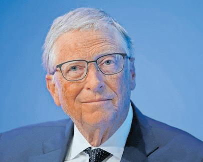 Gates vows to give away fortune, blasts Musk