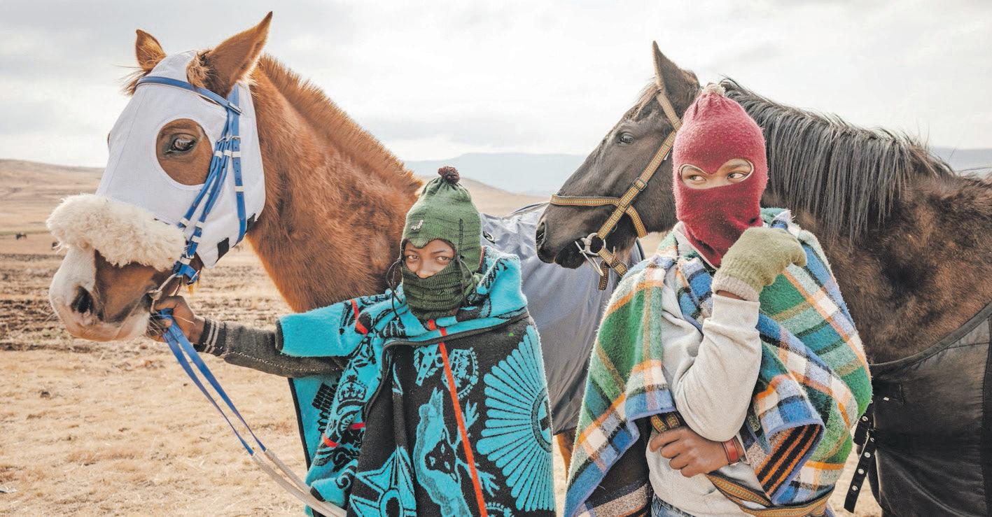 Lesotho’s jockeys saddle up