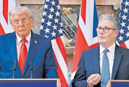 Trump's visit lands Britain £150bn in investments