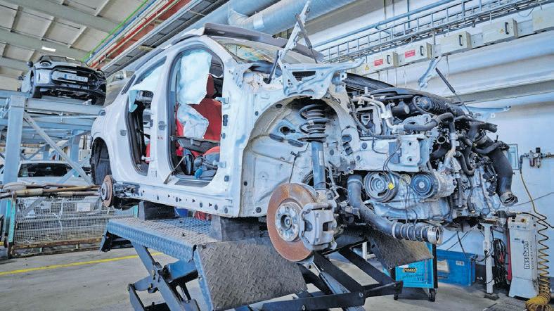 Inside an innovative recycling and dismantling centre