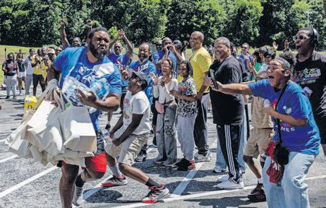 Camaraderie as fathers fight it out