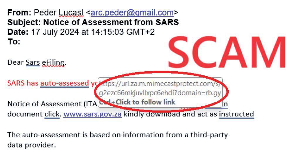 Sars communications: real vs. fake