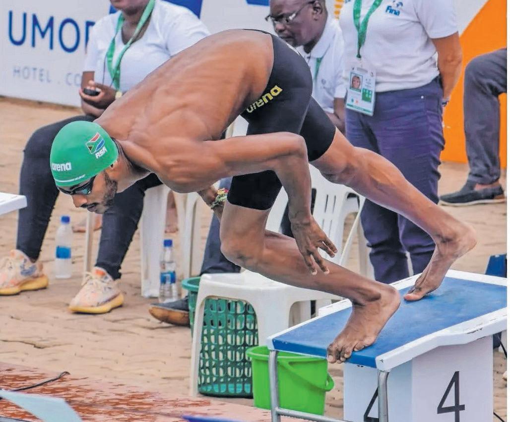 Kaydn Naidoo's journey from water baby to Olympic hopeful