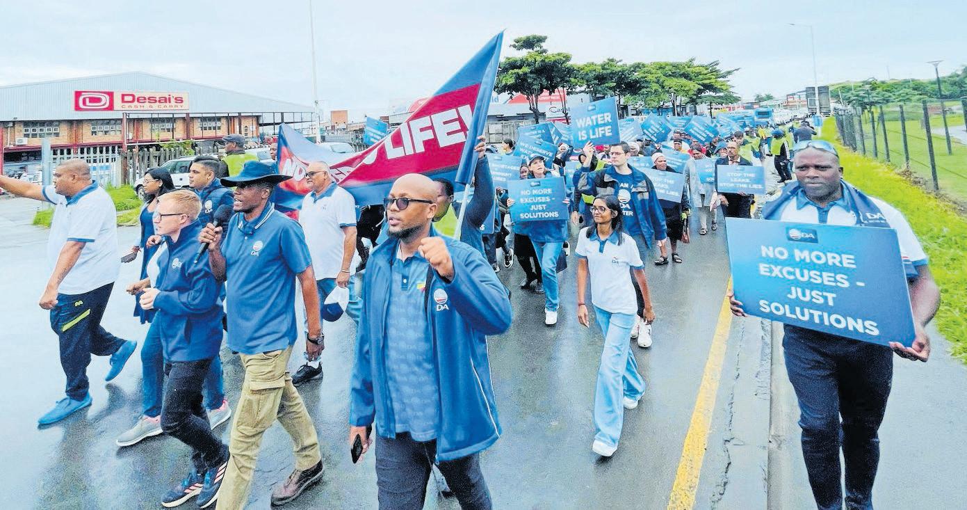 KwaDukuza residents protest against water tariff increases