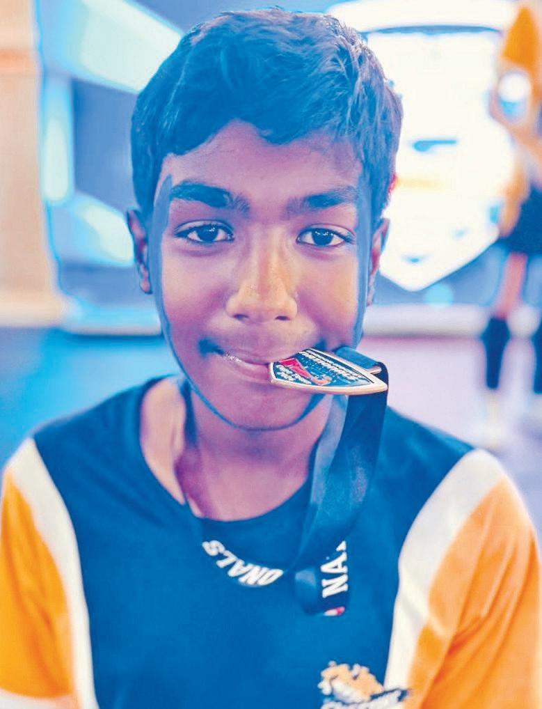 Young hockey star Rivek makes history as Mpumalanga's first Indian male goalie