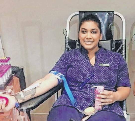 'Giving blood is a selfless act'