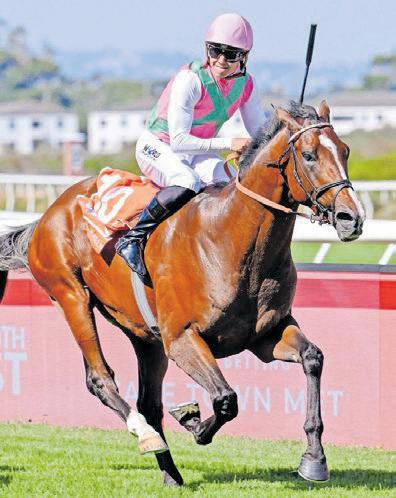 Defending champ Oriental Charm, in pole position, leads the charge in 129th Durban July