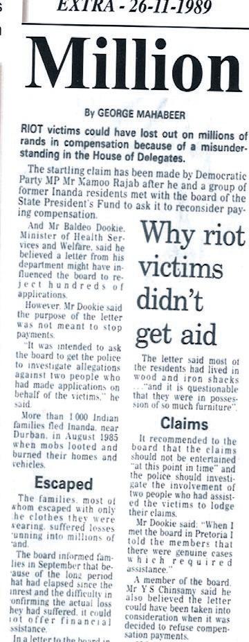 Survivors demand justice, reparations