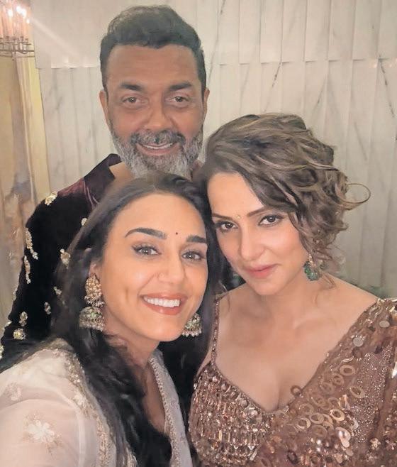 Preity ‘third-wheeled’ between Bobby and wife on their honeymoon