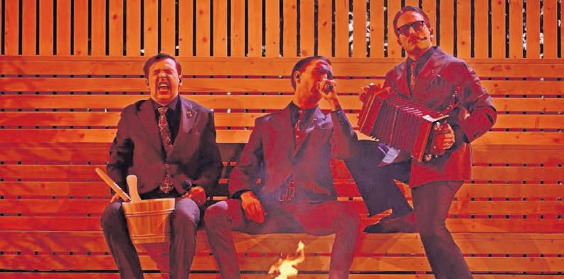 Sweden turns up heat with wacky sauna song for contest