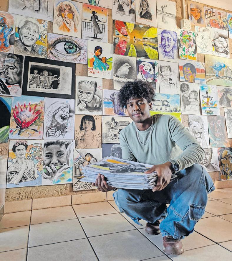 Lipstick artist paints his way out of hunger