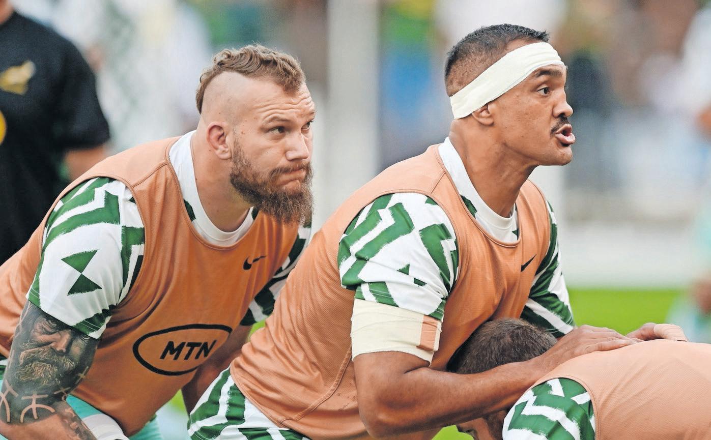 Moerat: Springboks will fight fire with fire in second Test against Italy