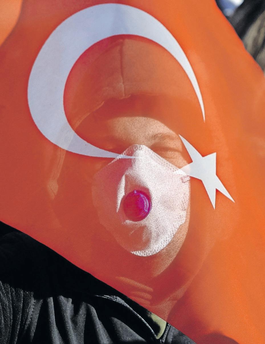 More than 340 held for mass protests