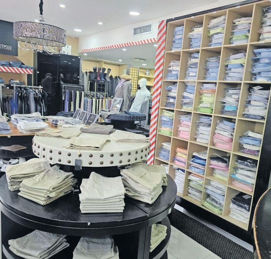 Opportunity to bid on branded clothing