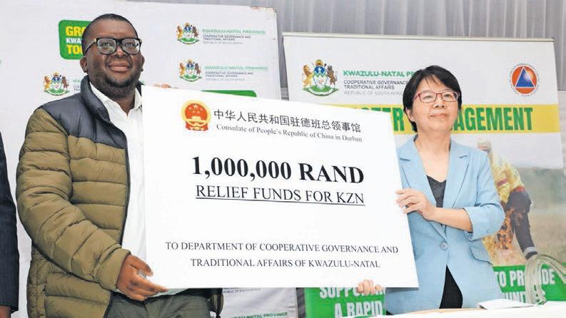 KZN launches Winter Disaster Campaign with R1m Chinese donation