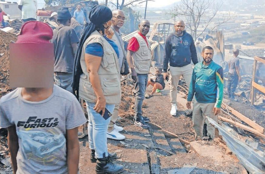 Over 150 residents displaced by fire in informal settlement