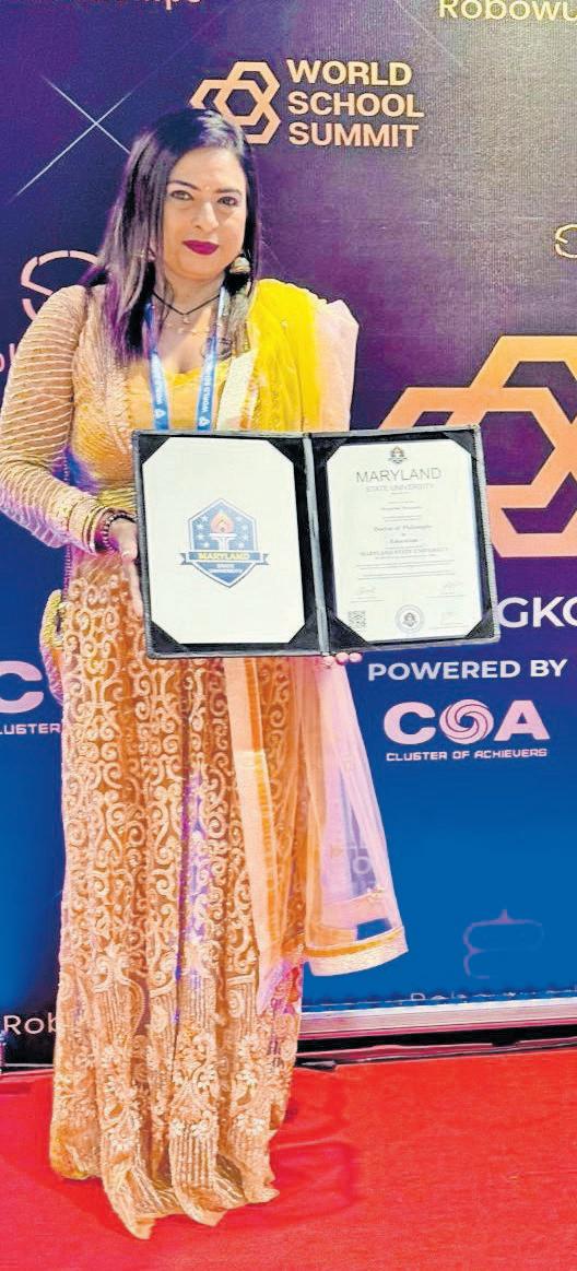 Teacher honoured for contributions to STEM